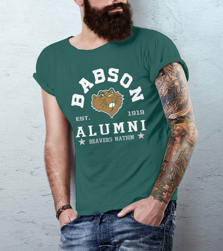 Babson Alumni Beavers Nation Est. 1919 T-Shirt