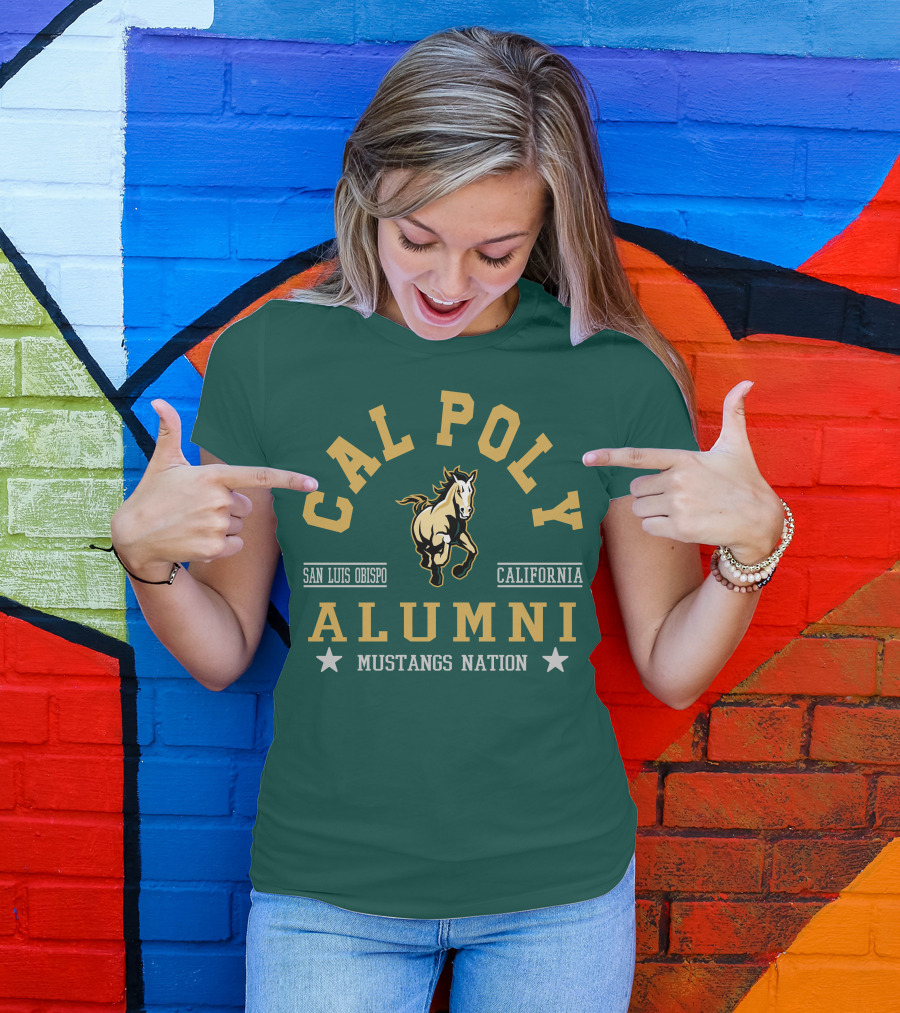Cal Poly Alumni Mustangs Nation San Luis Obispo California T-Shirt