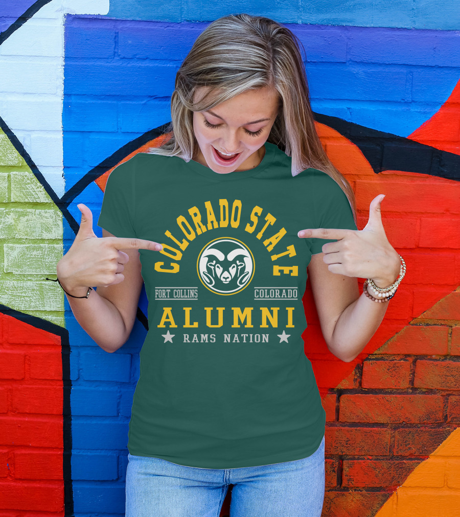 Colorado State Alumni Rams Nation Fort Collins Colorado T-Shirt