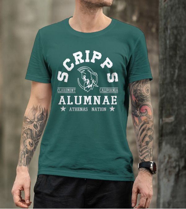 Scripps College Alumnae Claremont California Athenas Nation T-Shirt