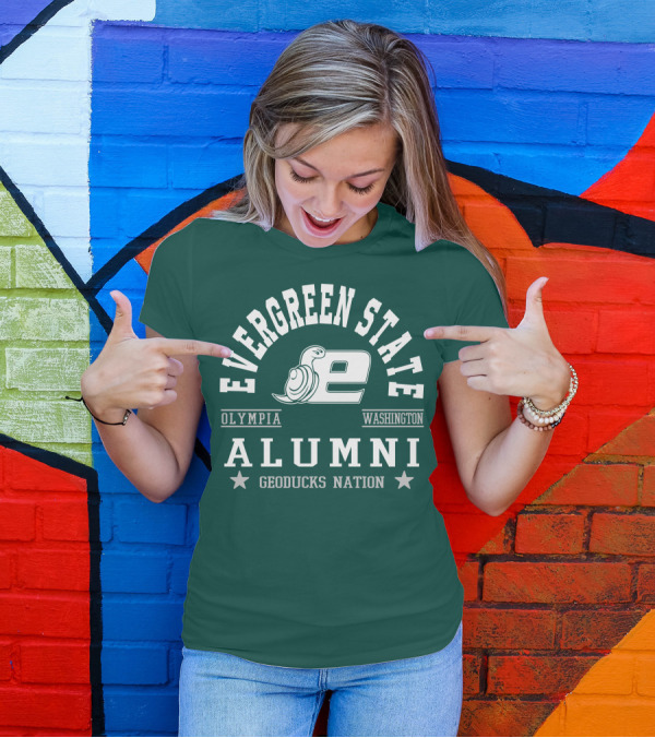 Evergreen State Geoducks Nation Alumni Olympia Washington T-Shirt
