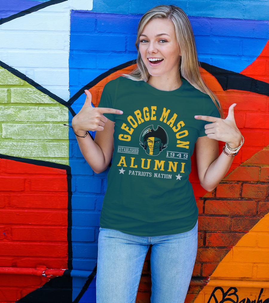 George Mason University Alumni Established 1949 Patriots Nation T-Shirt