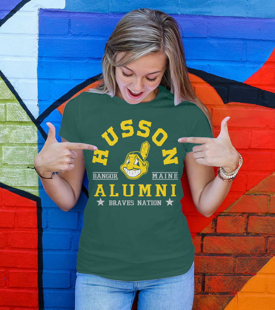 Husson Bangor Maine Alumni Braves Nation T-Shirt
