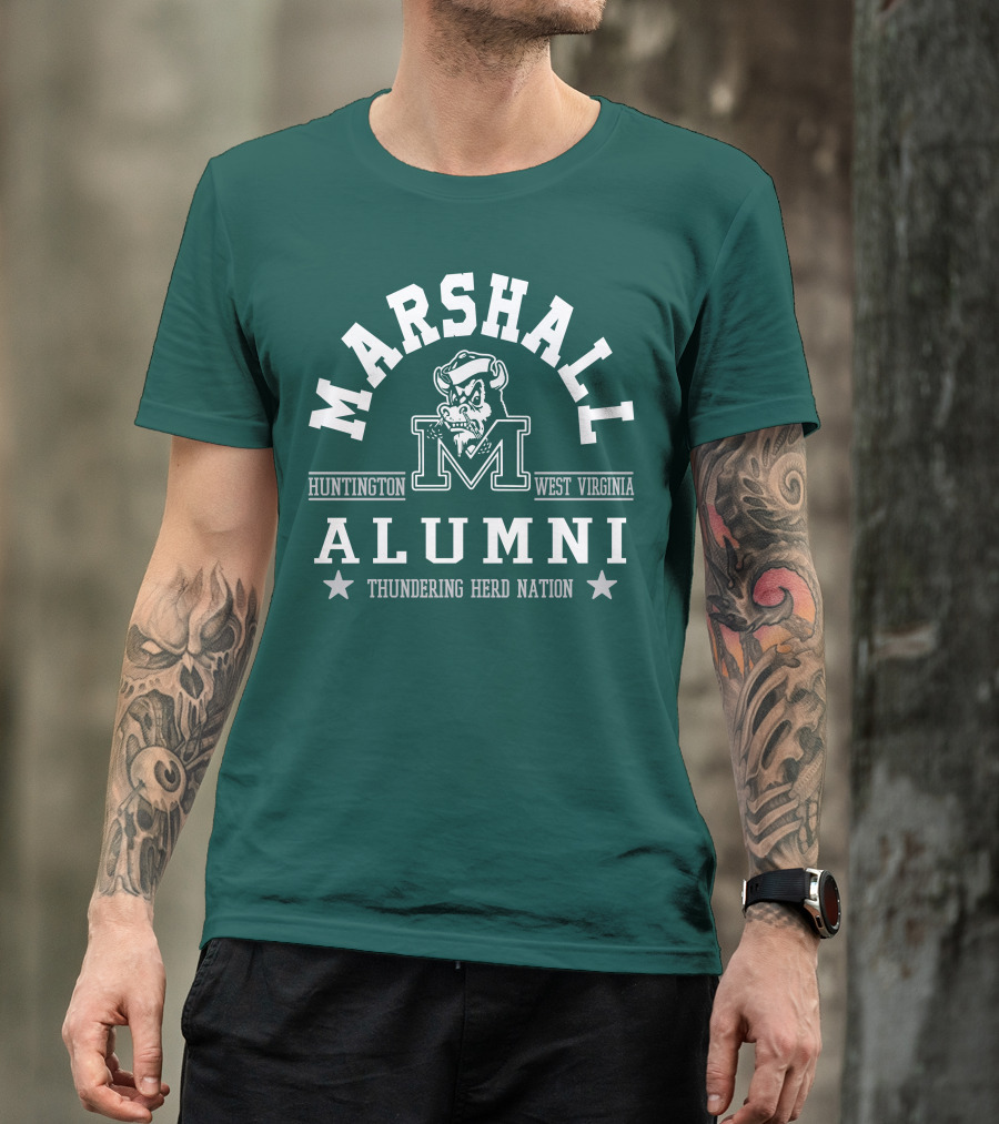 Marshall Alumni Thundering Herd Nation Huntington West Virginia T-Shirt