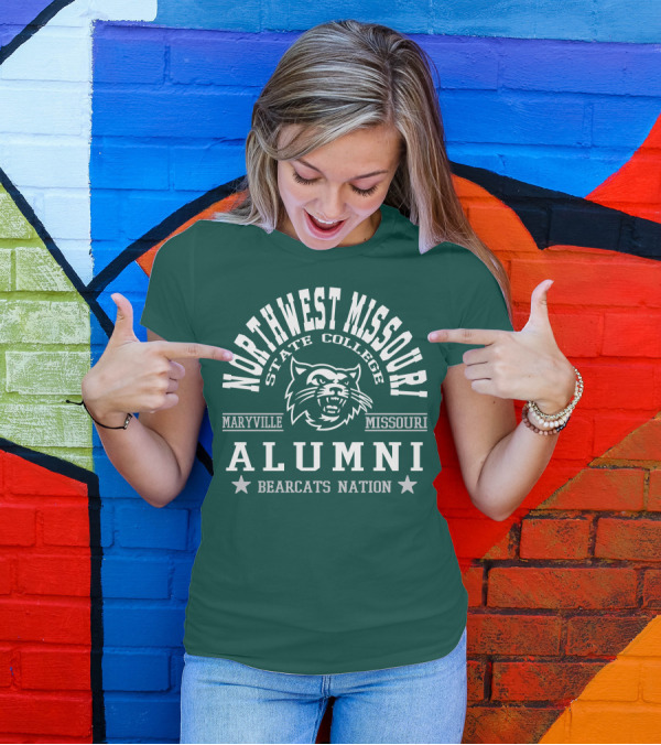 Northwest Missouri State College Maryville Alumni Bearcats Nation T-Shirt