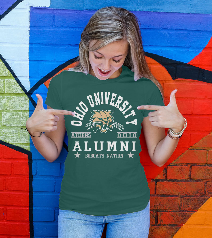 Ohio University Alumni Athens Ohio Bobcats Nation T-Shirt