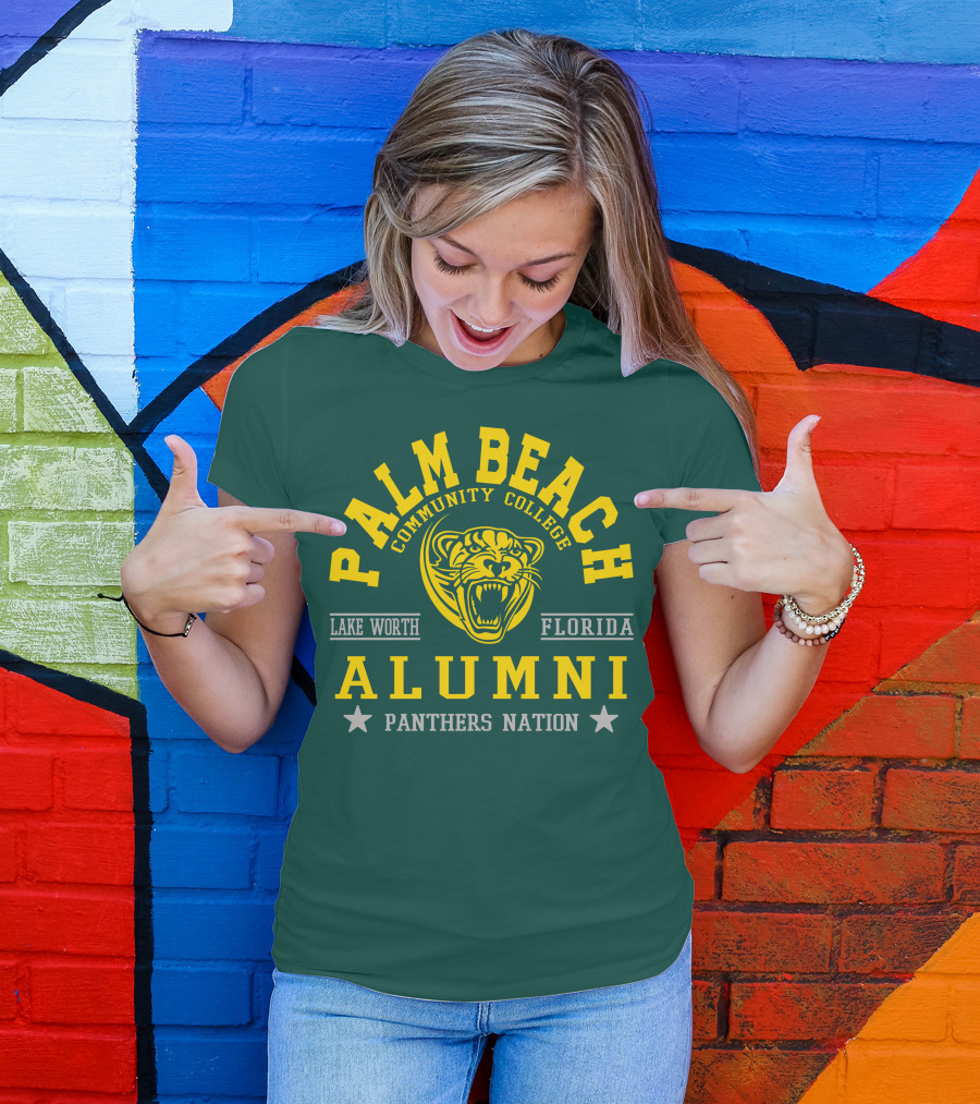 Palm Beach Community College Lake Worth Florida Alumni Panthers Nation T-Shirt
