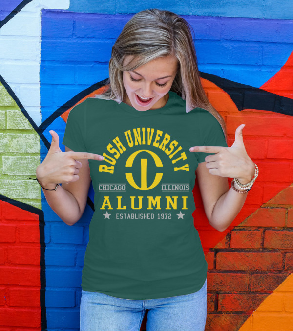 Rush University Alumni Chicago Illinois Established 1972 T-Shirt
