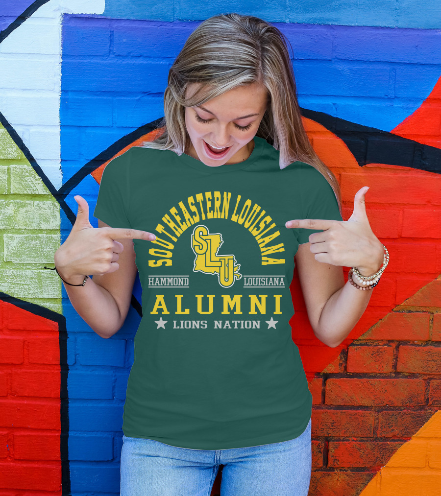 Southeastern Louisiana Alumni SLU Lions Nation Hammond Louisiana T-Shirt