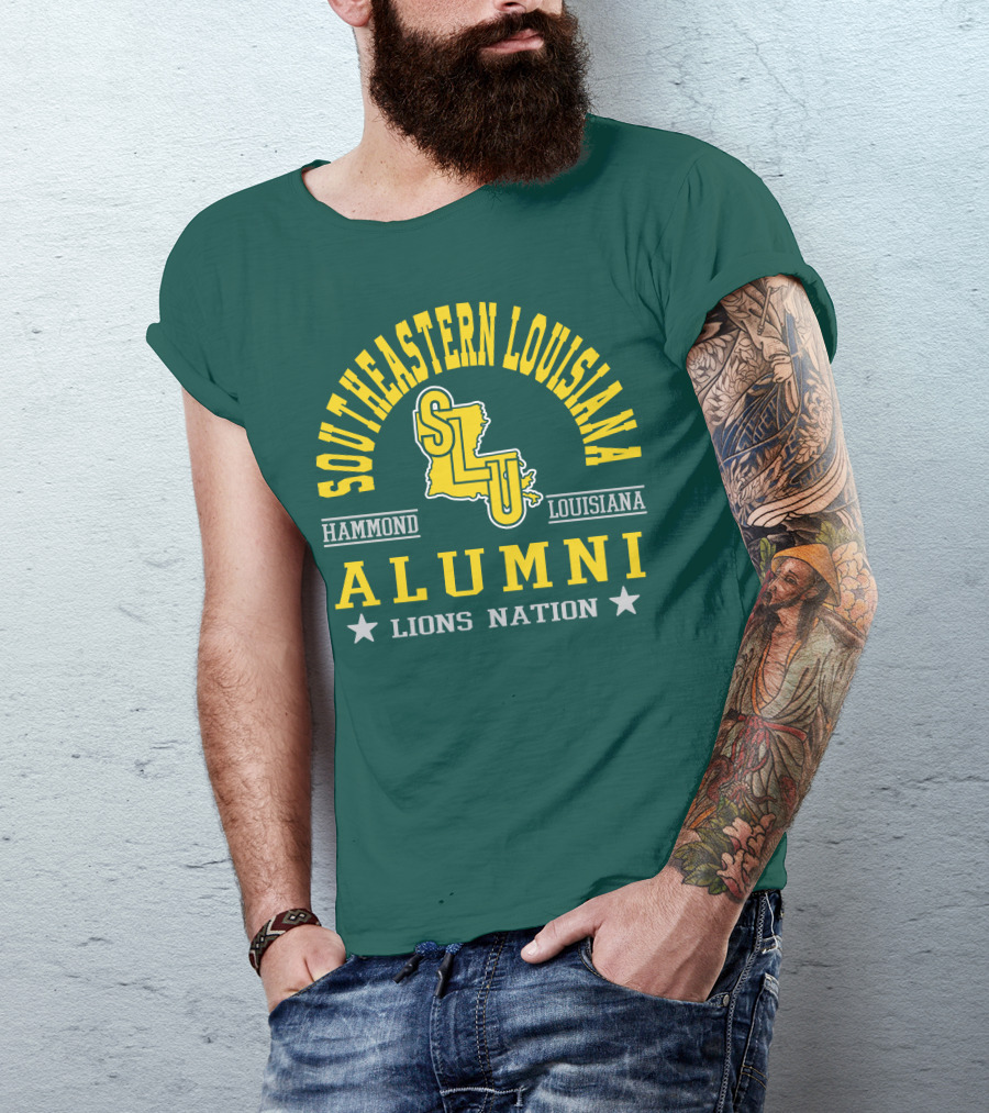 Southeastern Louisiana Alumni SLU Lions Nation Hammond Louisiana T-Shirt