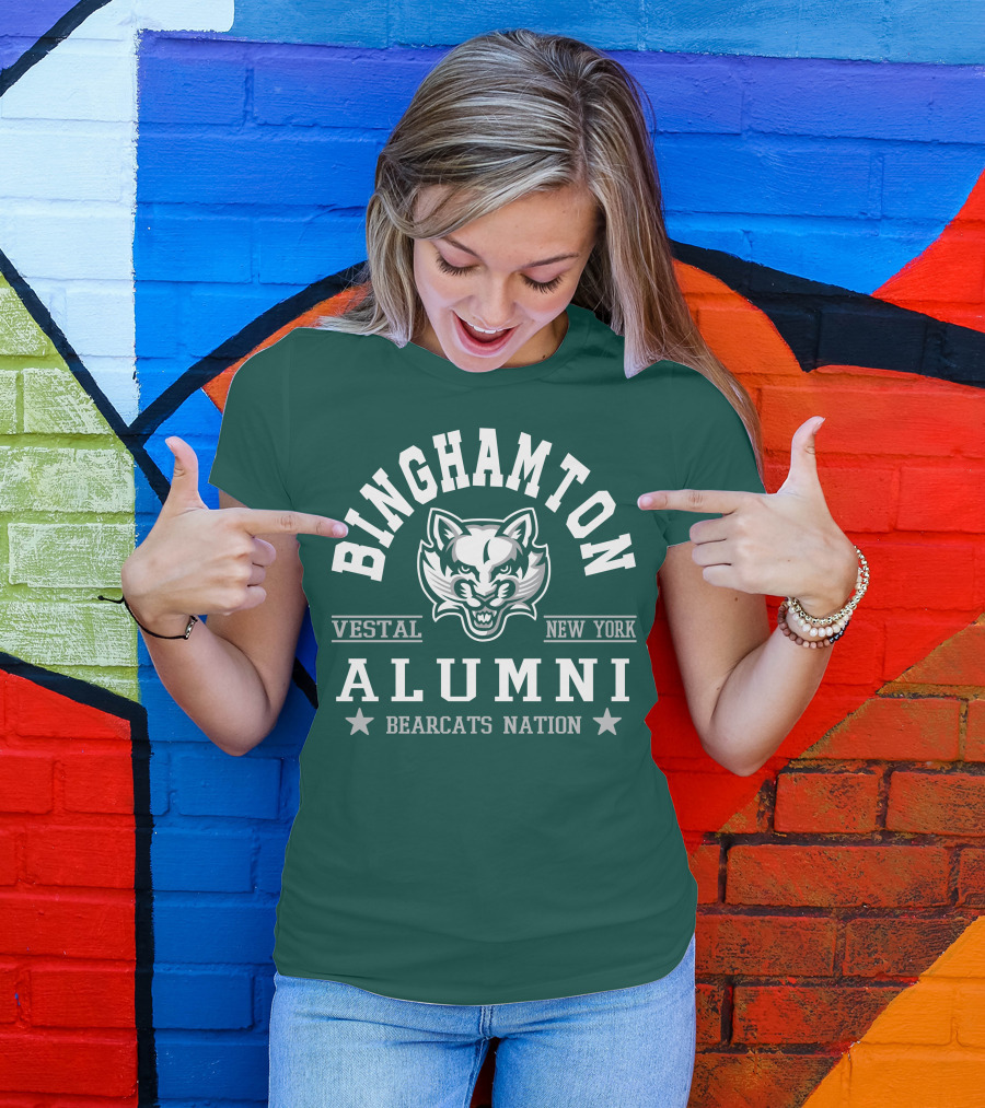 Binghamton Alumni Vestal New York Bearcats Nation T-Shirt