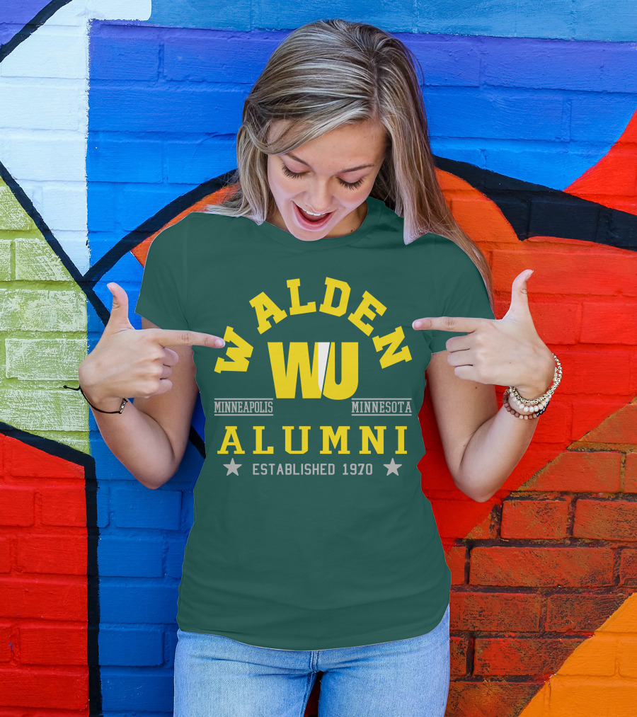 Walden University Alumni Minneapolis Minnesota Established 1970 WU T-Shirt