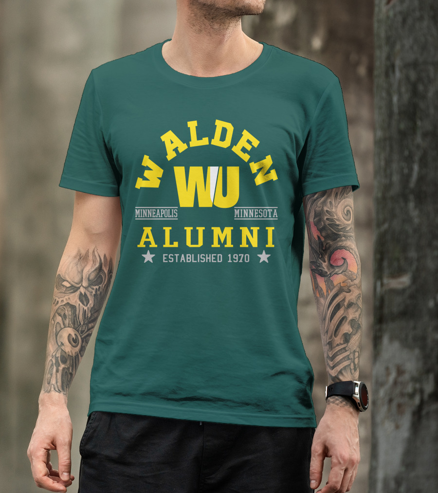 Walden University Alumni Minneapolis Minnesota Established 1970 WU T-Shirt