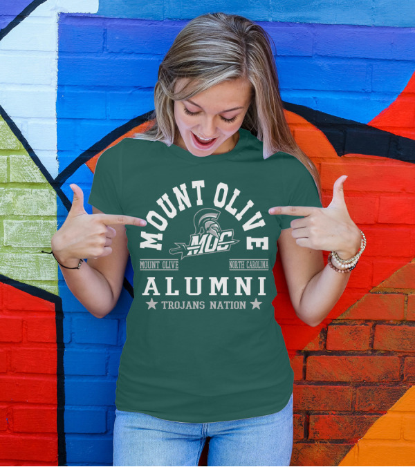 Mount Olive College Alumni Trojans Nation North Carolina MOC T-Shirt