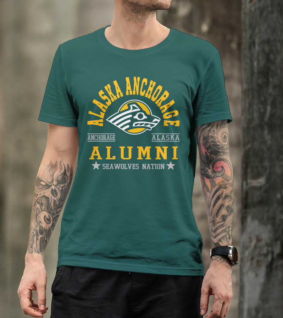 Alaska Anchorage Alumni Seawolves Nation T-Shirt