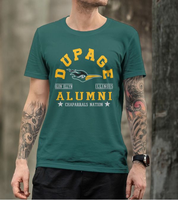 DuPage Glen Ellyn Illinois Alumni Chaparrals Nation T-Shirt