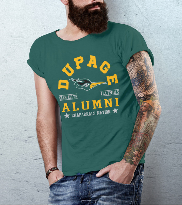 DuPage Glen Ellyn Illinois Alumni Chaparrals Nation T-Shirt
