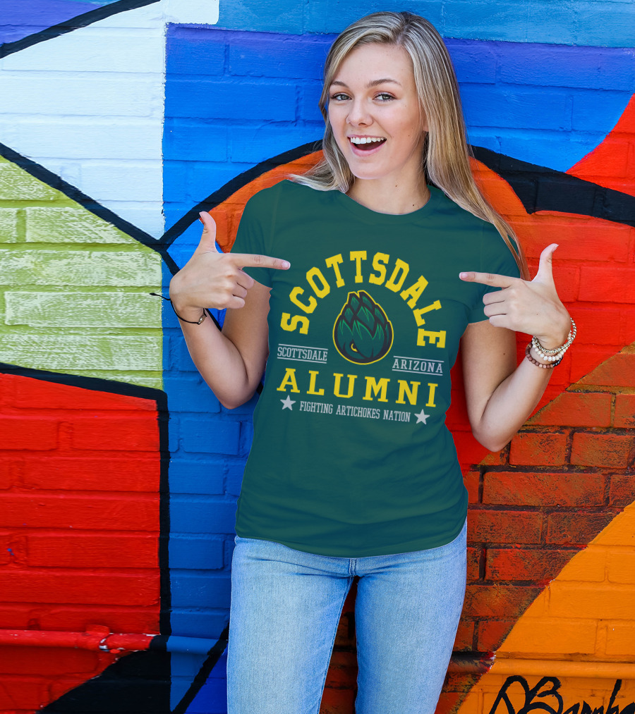 Scottsdale Arizona Alumni Fighting Artichokes Nation T-Shirt