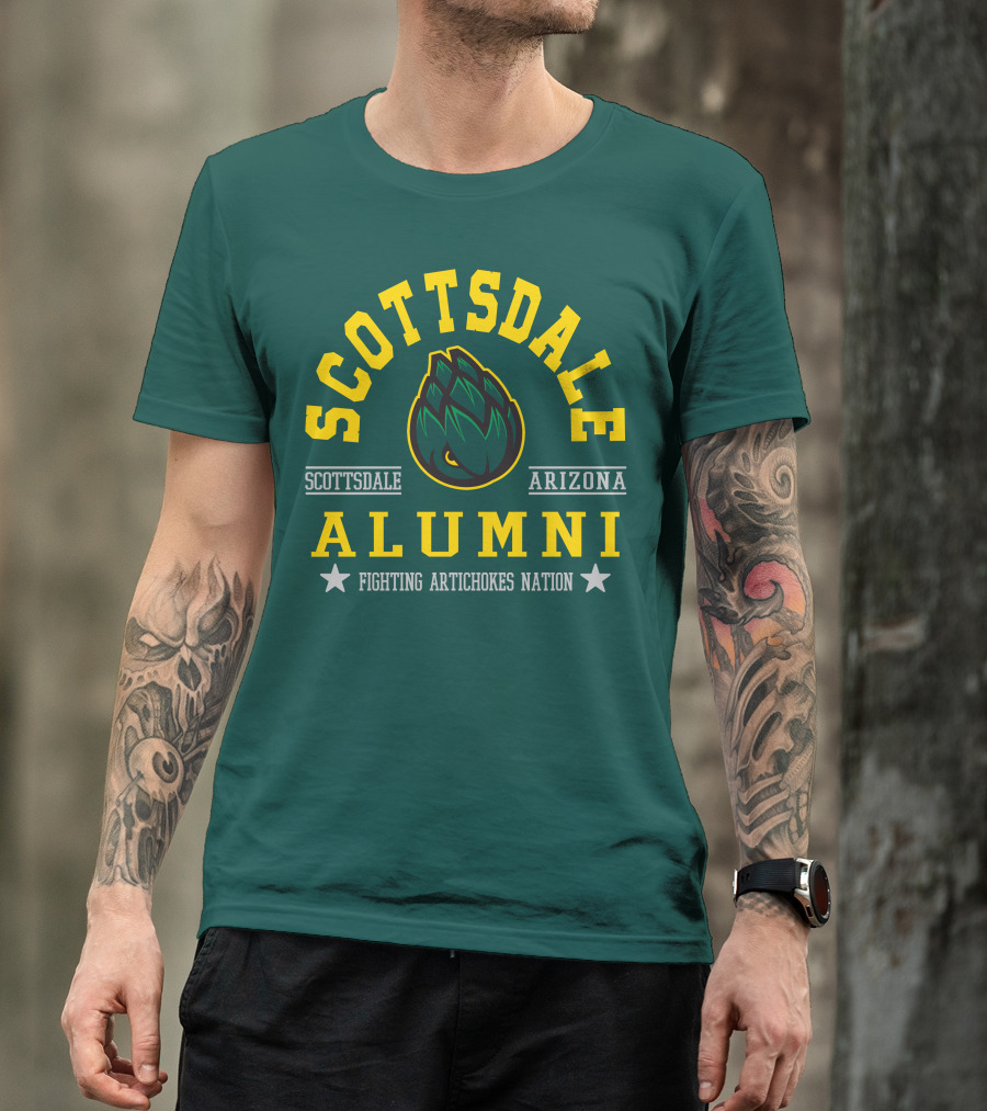 Scottsdale Arizona Alumni Fighting Artichokes Nation T-Shirt