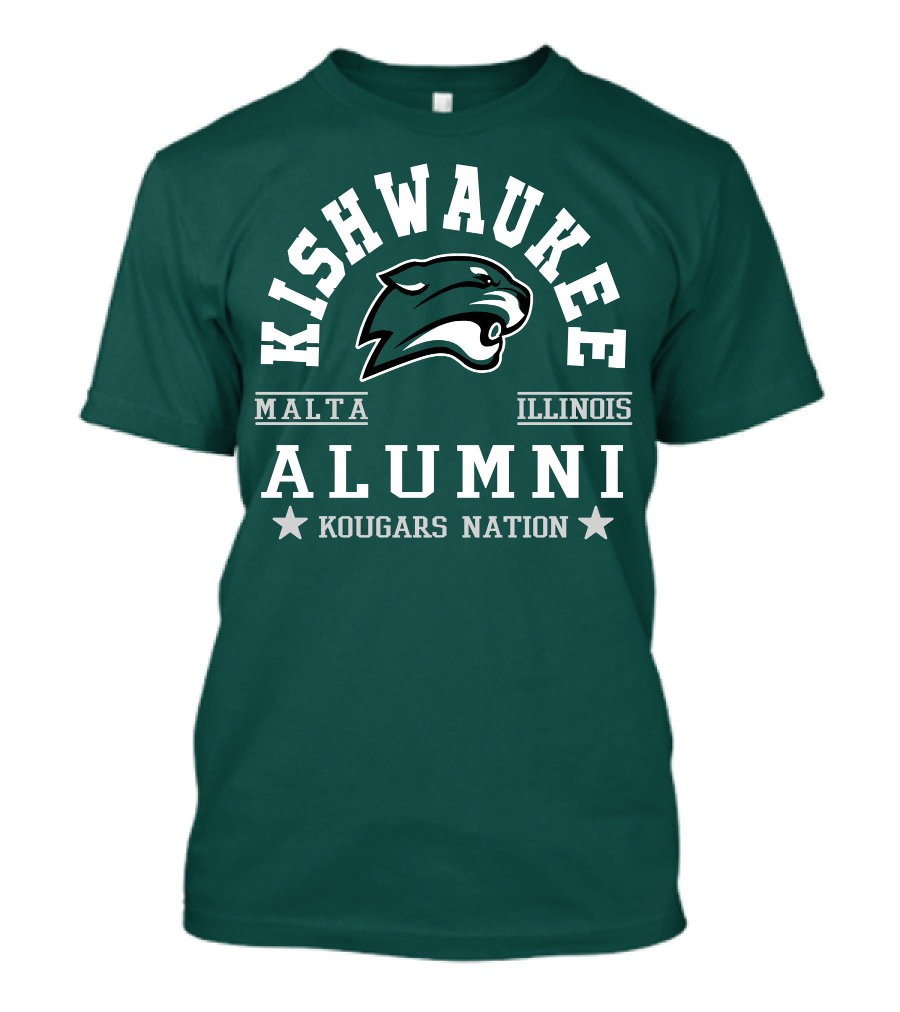 Kishwaukee College Alumni Malta Illinois Kougars Nation T-Shirt