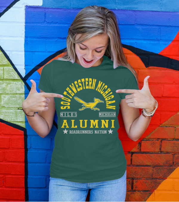 Southwestern Michigan Niles Alumni Roadrunners Nation T-Shirt