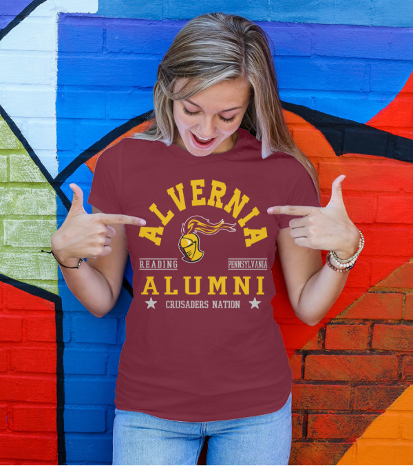 Alvernia Alumni Reading Pennsylvania Crusaders Nation T-Shirt