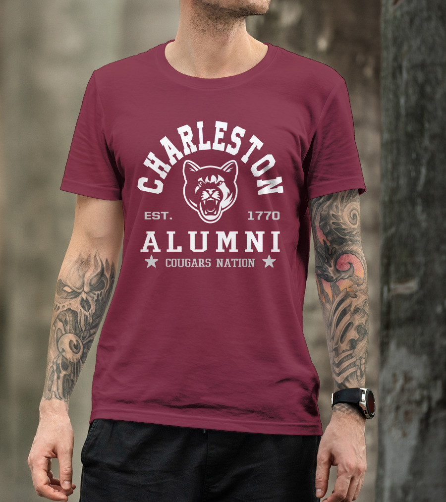 Charleston Alumni Cougars Nation Est. 1770 T-Shirt