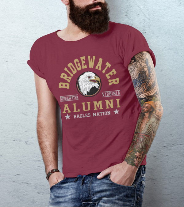 Bridgewater Virginia Alumni Eagles Nation T-Shirt