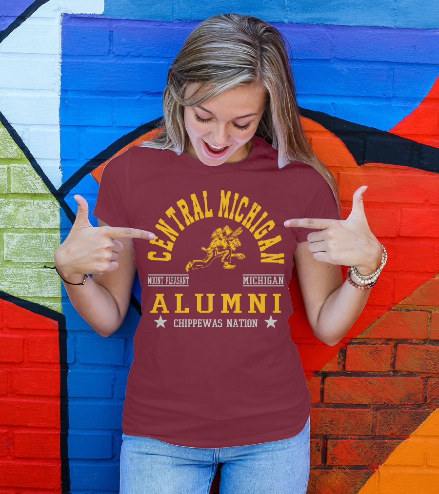 Central Michigan Alumni Mount Pleasant Chippewas Nation T-Shirt