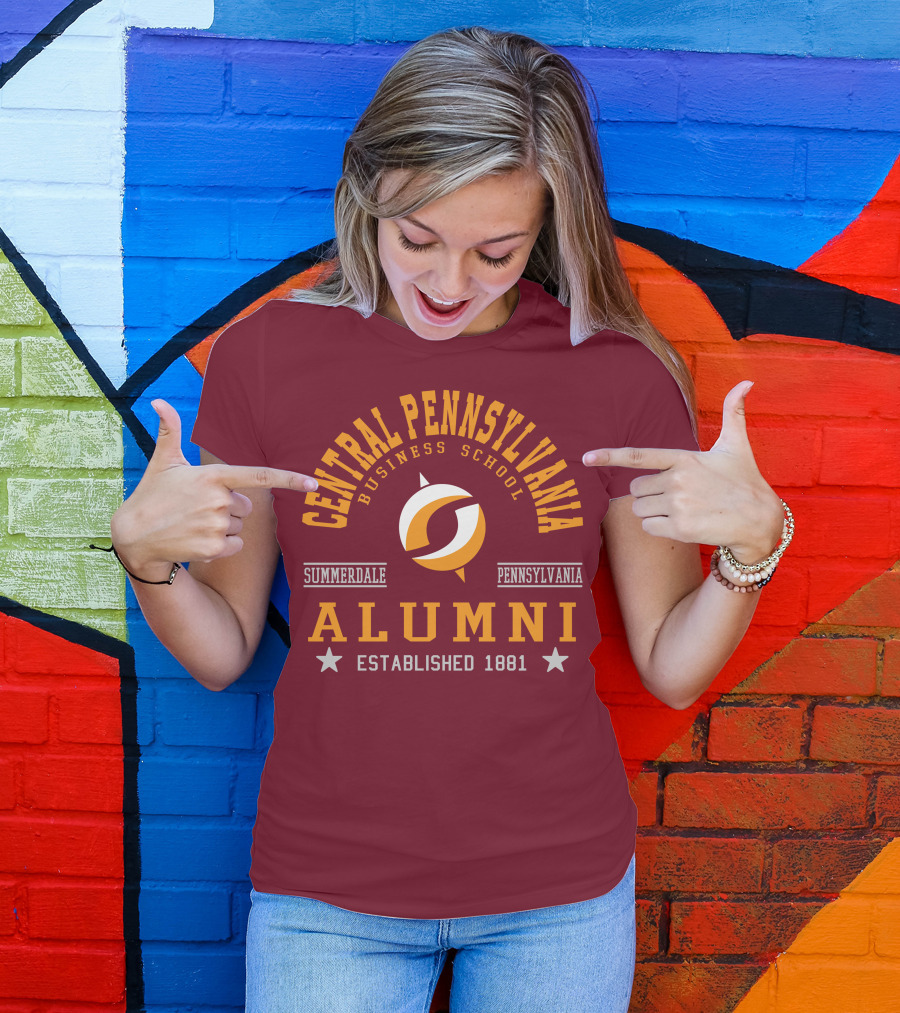 Central Pennsylvania Business School Alumni Summerdale Pennsylvania Established 1881 T-Shirt