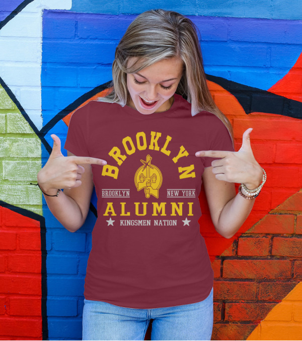 Brooklyn New York Alumni Kingsmen Nation T-Shirt