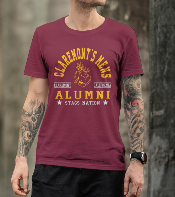 Claremont's Mens California Alumni Stags Nation T-Shirt