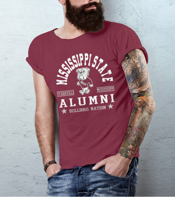 Mississippi State University Alumni Bulldogs Nation Starkville Mississippi T-Shirt
