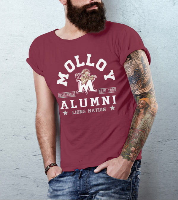 Molloy College Rockville Centre New York Alumni Lions Nation T-Shirt