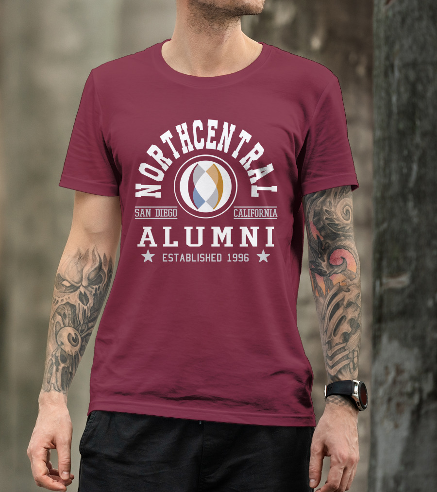 Northcentral Alumni San Diego California Established 1996 T-Shirt