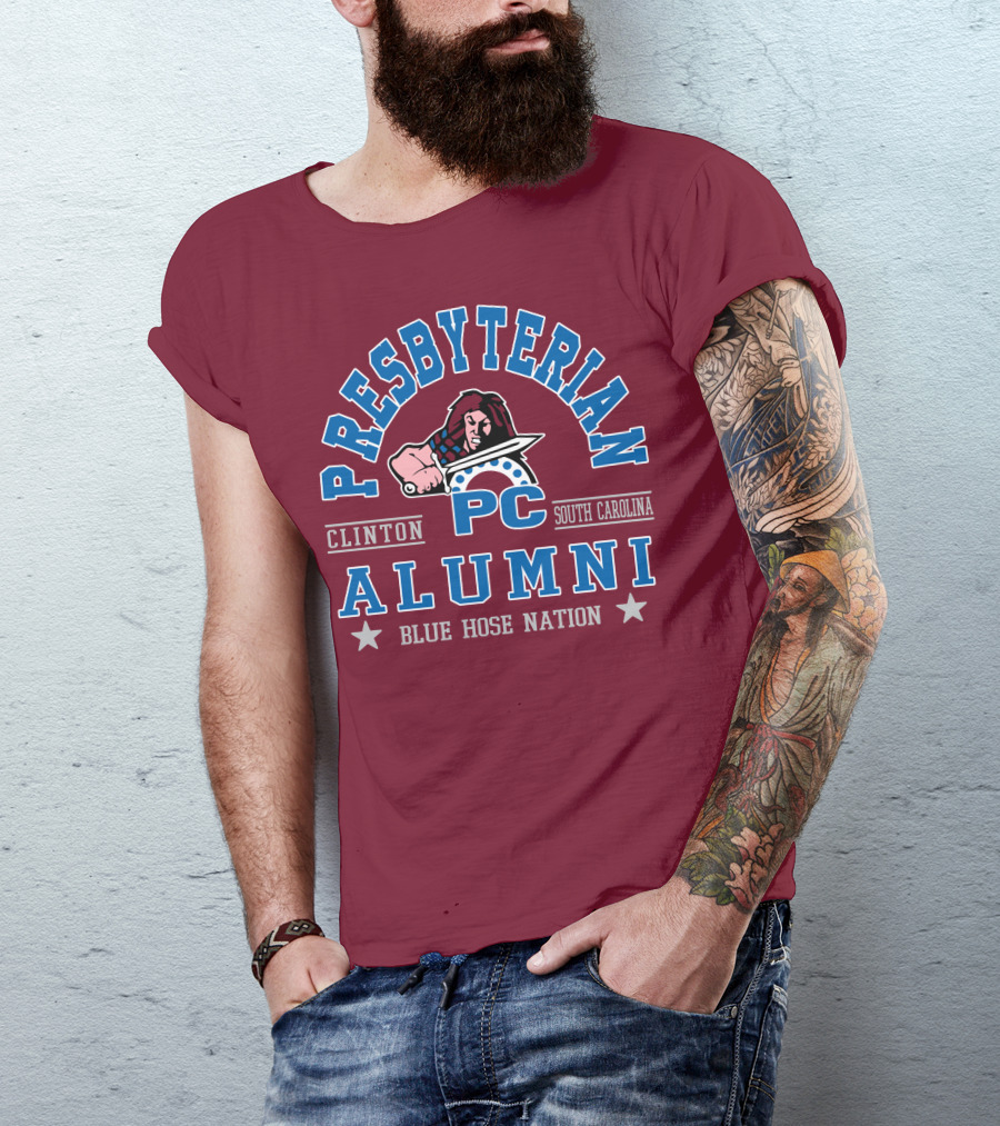 Presbyterian College PC Blue Hose Clinton South Carolina Alumni Nation T-Shirt
