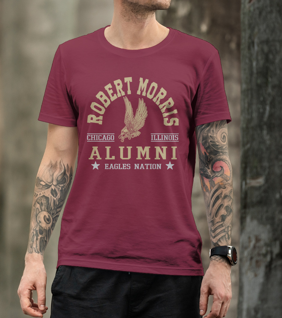 Robert Morris Chicago Illinois Alumni Eagles Nation T-Shirt