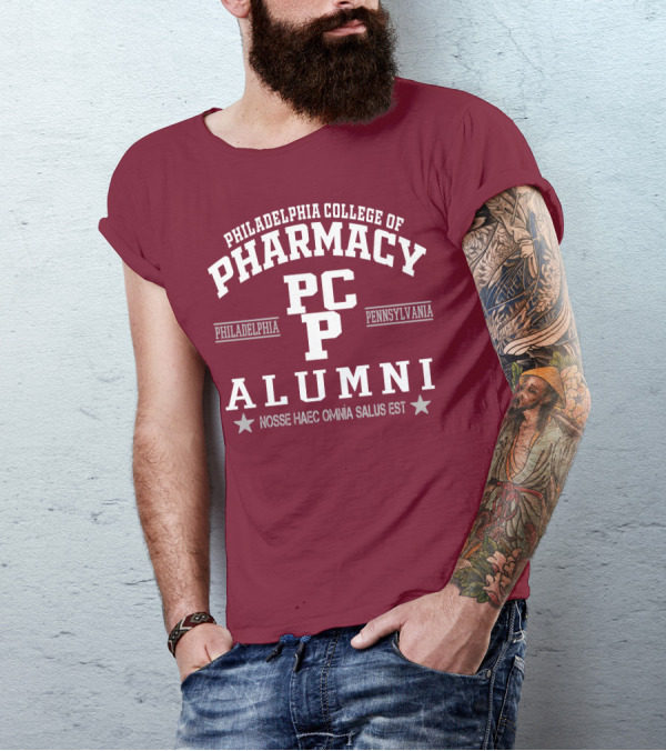 Philadelphia College Of Pharmacy Alumni PCP Pennsylvania Nosse Haec Omnia Salus Est T-Shirt