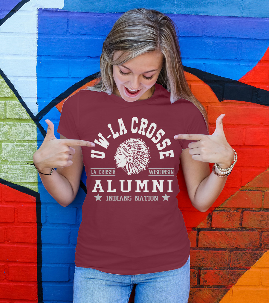 UW-La Crosse Wisconsin Alumni Indians Nation T-Shirt