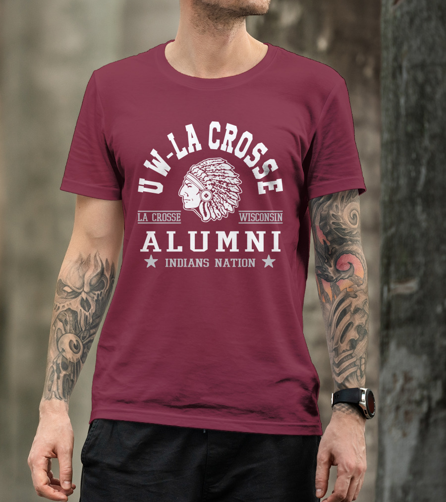 UW-La Crosse Wisconsin Alumni Indians Nation T-Shirt