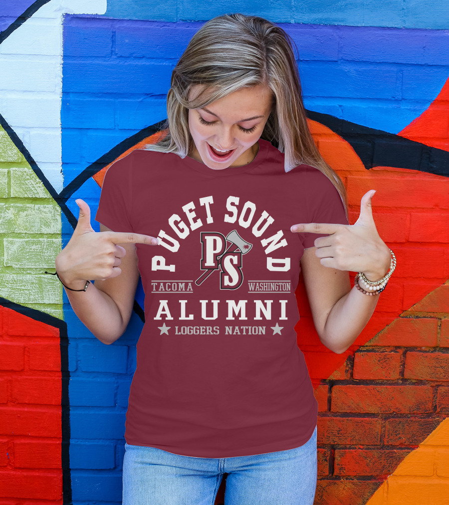 Puget Sound PS Tacoma Washington Alumni Loggers Nation T-Shirt