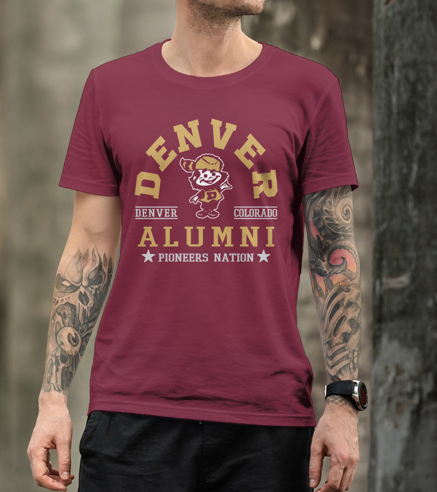 Denver Colorado Alumni Pioneers Nation T-Shirt
