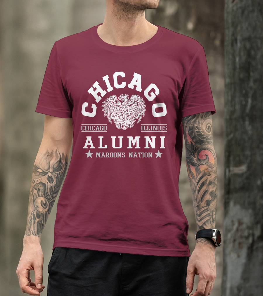 Chicago Illinois Alumni Maroons Nation T-Shirt