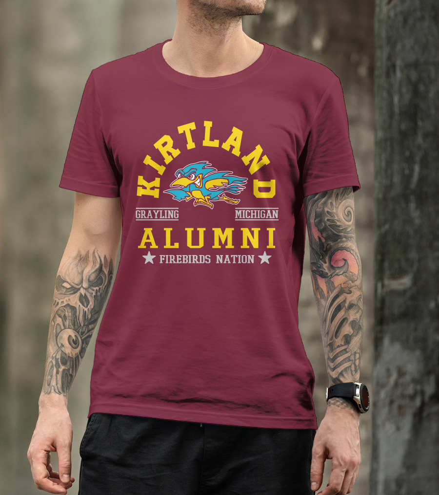 Kirtland Grayling Michigan Alumni Firebirds Nation T-Shirt
