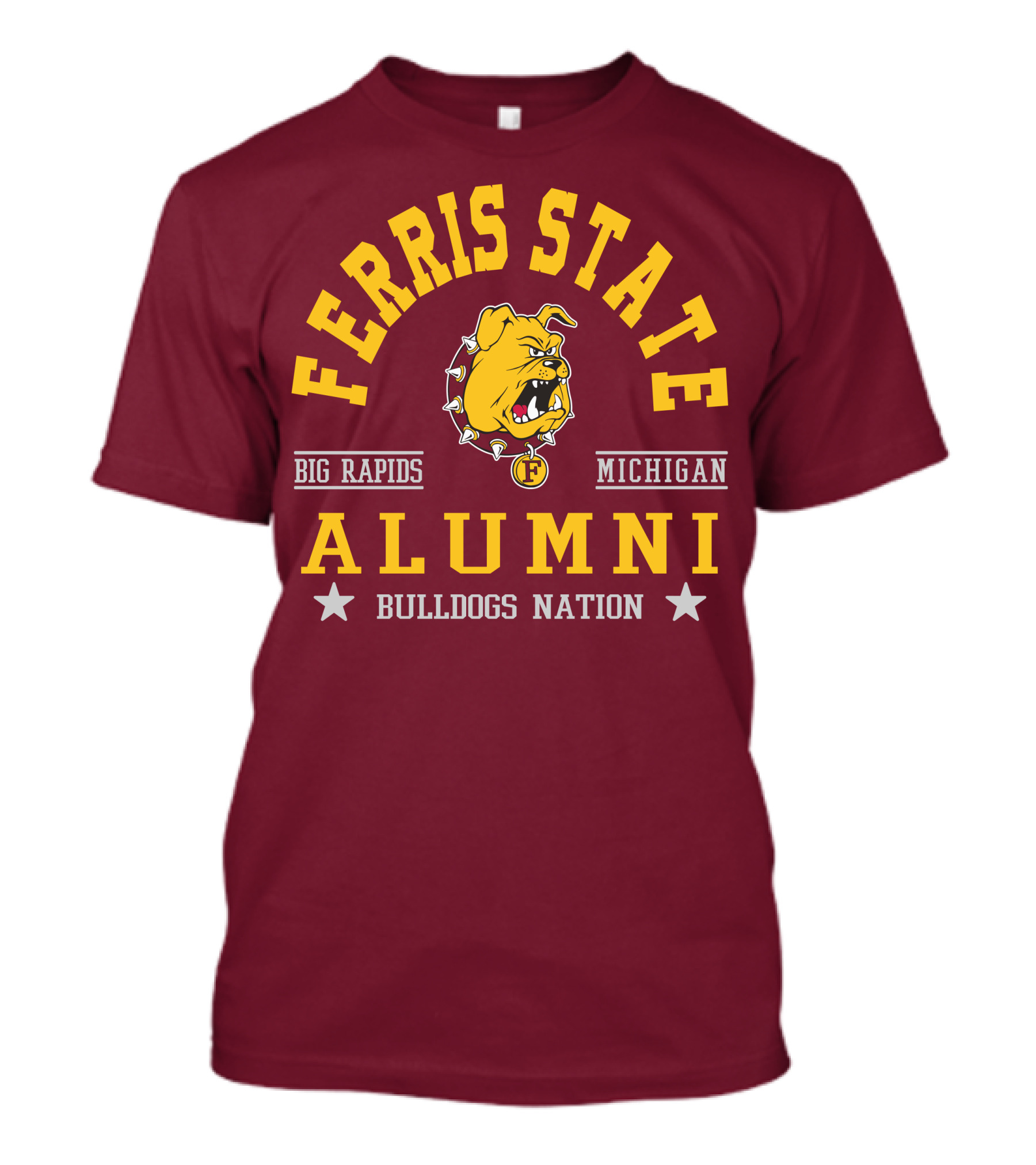 Ferris State Michigan Alumni Bulldogs Nation Big Rapids T-Shirt
