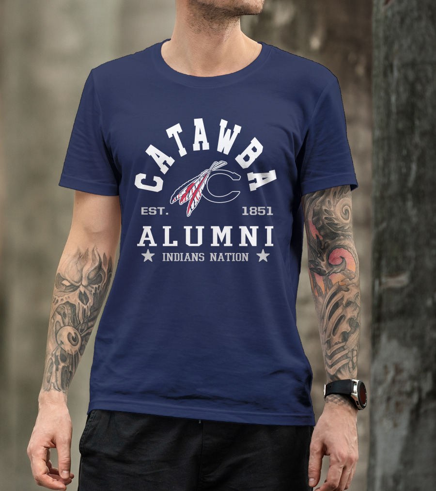 Catawba Alumni Indians Nation Est. 1851 T-Shirt