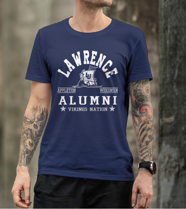 Lawrence Alumni Vikings Nation Appleton Wisconsin T-Shirt
