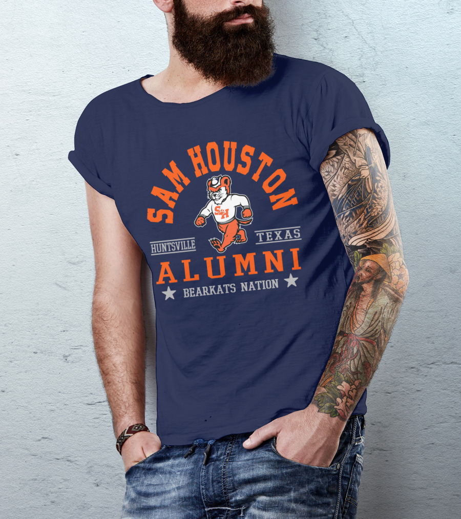 Sam Houston Alumni Bearkats Nation Huntsville Texas T-Shirt