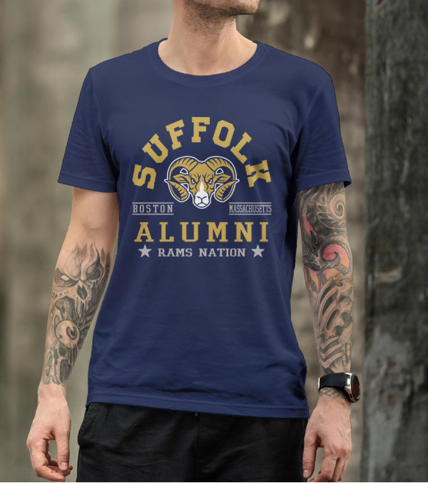 Suffolk Alumni Rams Nation Boston Massachusetts T-Shirt