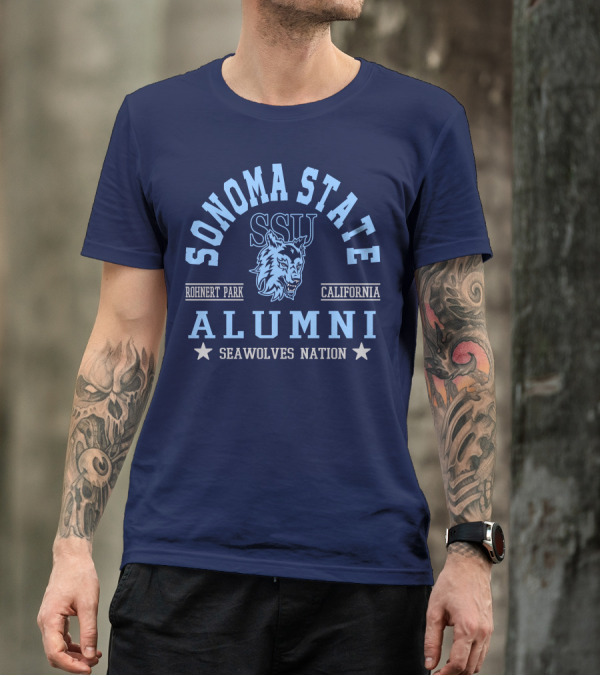 Sonoma State Alumni SSU Seawolves Nation Rohnert Park California T-Shirt